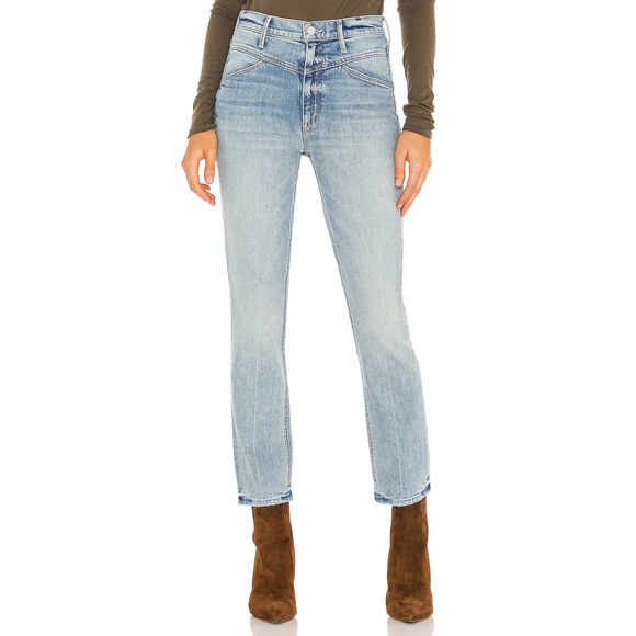 MOTHER Jeans Mother Jeans Womens 26 Dazzler Yoke Front Ankle Wild